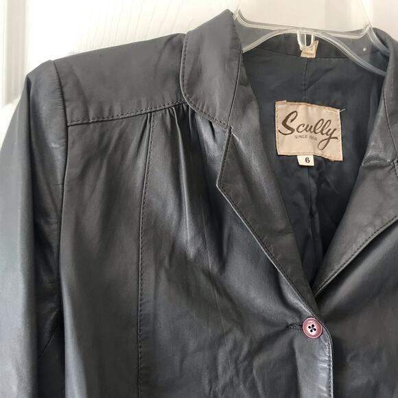 80s 90s Vintage Scully genuine leather jacket - Picture 3 of 11